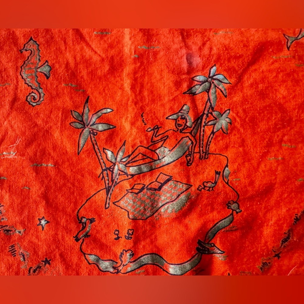 Vtg Tourist Bandana View 2